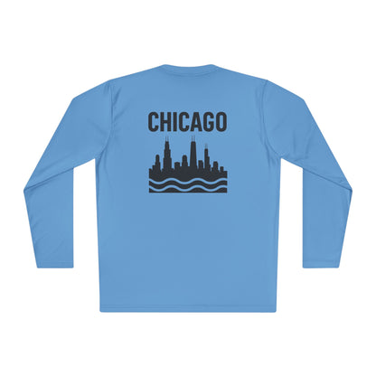 Chicago Skyline Long Sleeve Tee - Urban Style Souvenir Gift