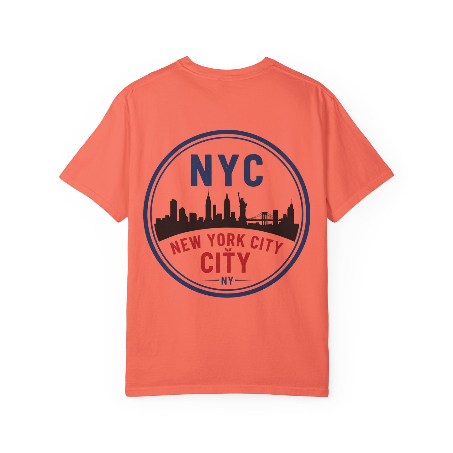 NYC Garment-Dyed T-Shirt - Urban Fashion and Travel Souvenir