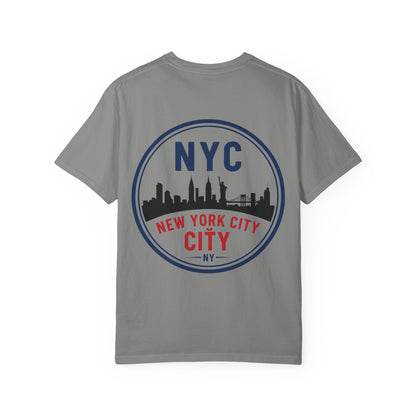 NYC Garment-Dyed T-Shirt - Urban Fashion and Travel Souvenir