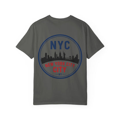 NYC Garment-Dyed T-Shirt - Urban Fashion and Travel Souvenir