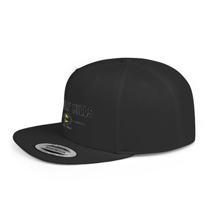 Stylish Beverly Hills Flat Bill Snapback Hat, Trendy Cap for Fashion Lovers, Casual Wear, Sun Protection, Gift for Him/Her