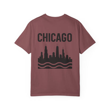 Chicago Skyline Unisex T-Shirt | Casual Citywear, Gift for Chicago Lovers, Travel Souvenir