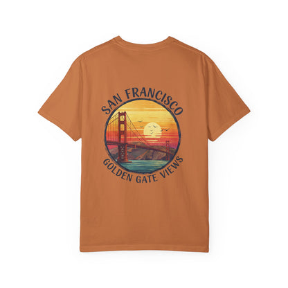 Golden Gate Views Unisex T-Shirt - Casual Summer Tee, San Francisco Souvenir, Travel Gift