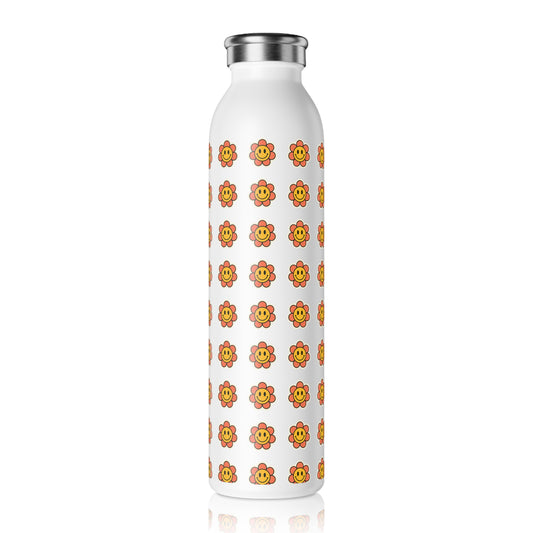 Smiling Sleek Water Bottle - Stylish Hydration for Fitness & Everyday Use, Eco-Friendly Drinkware