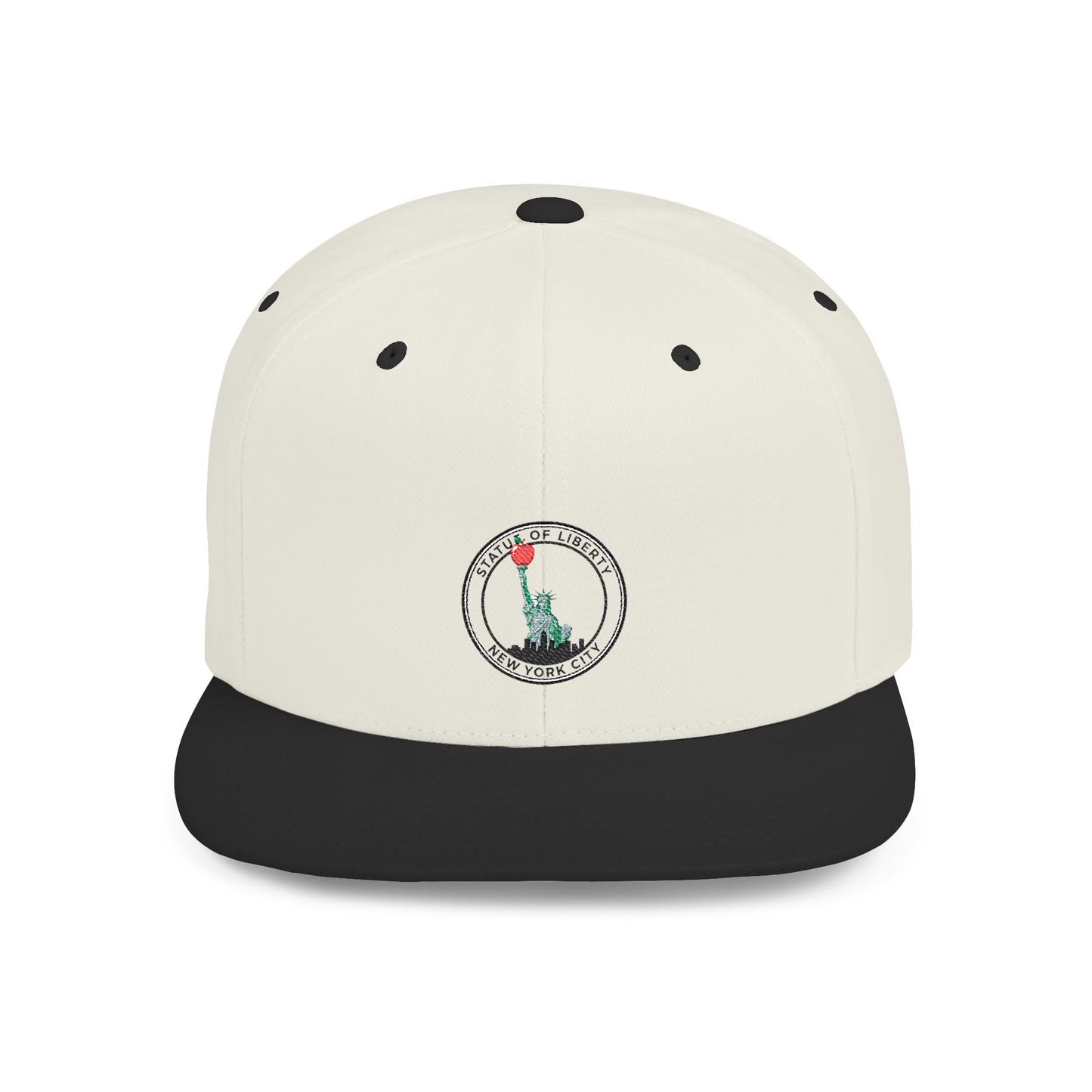 New York Statue of Liberty Apple Snapback Hat, Trendy Streetwear Cap, Gift for NYC Lovers