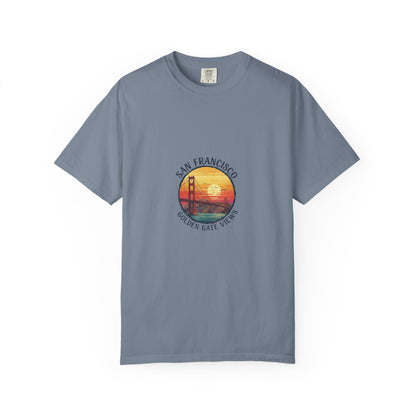 Golden Gate Views Unisex T-Shirt - Casual Summer Tee, San Francisco Souvenir, Travel Gift
