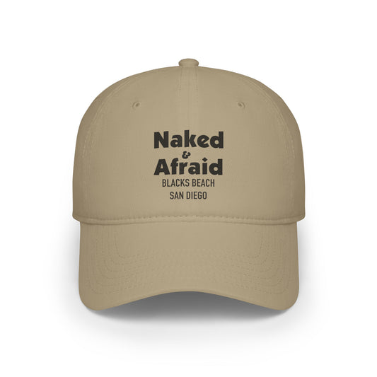 Naked & Afraid Low Profile Baseball Cap | Adventure Hat, Outdoor Gear, Travel Accessory, Gift for Outdoorsy Friends, Casual Fashion