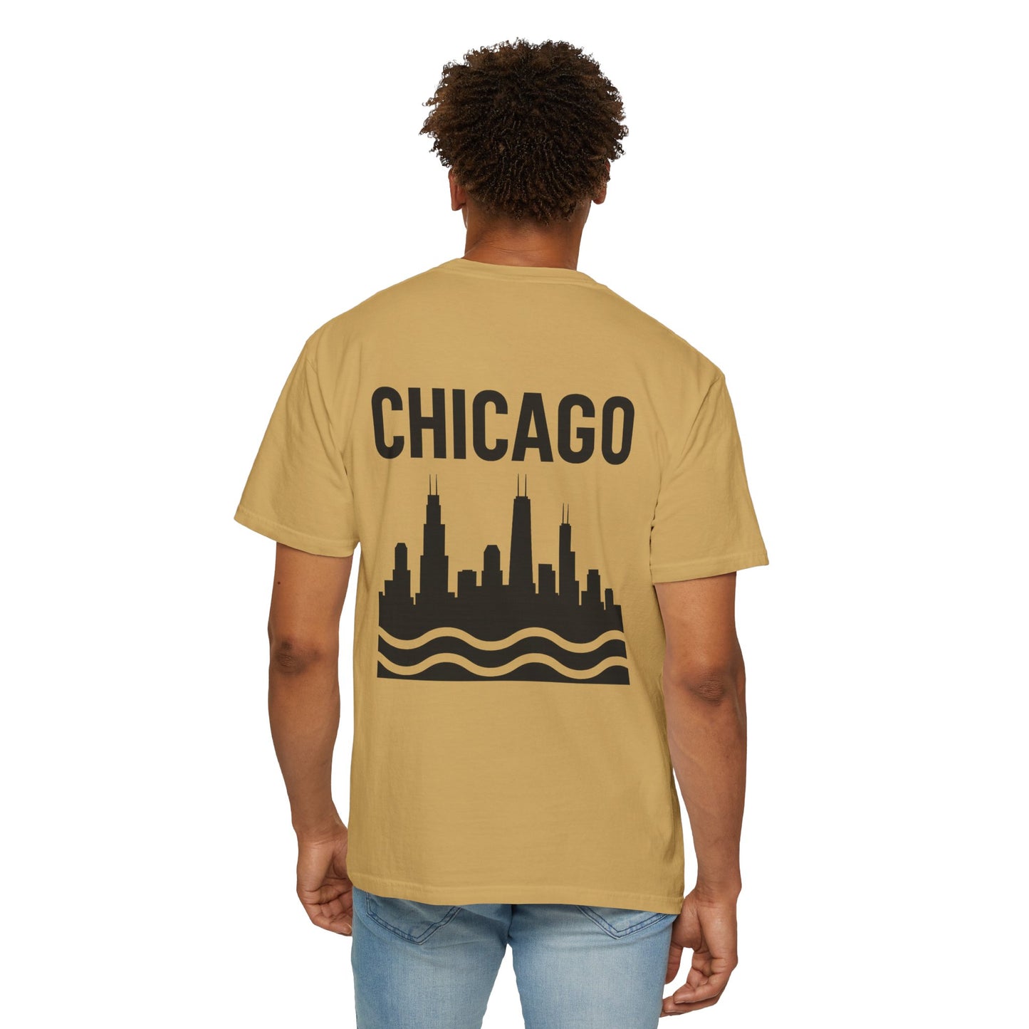 Chicago Skyline Unisex T-Shirt | Casual Citywear, Gift for Chicago Lovers, Travel Souvenir