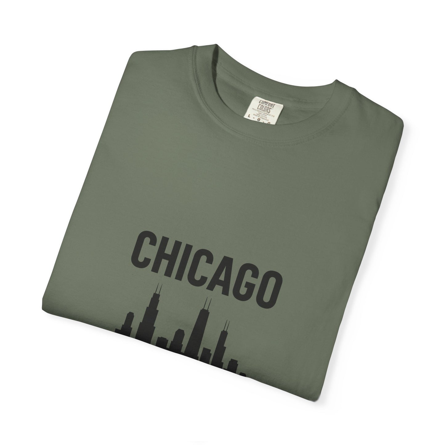 Chicago Skyline Unisex T-Shirt | Casual Citywear, Gift for Chicago Lovers, Travel Souvenir