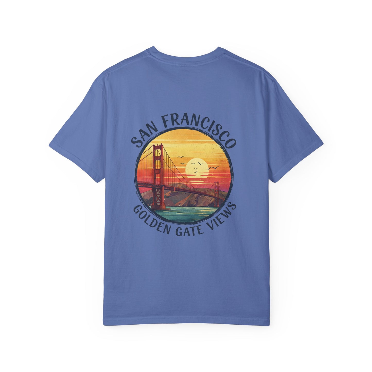 Golden Gate Views Unisex T-Shirt - Casual Summer Tee, San Francisco Souvenir, Travel Gift