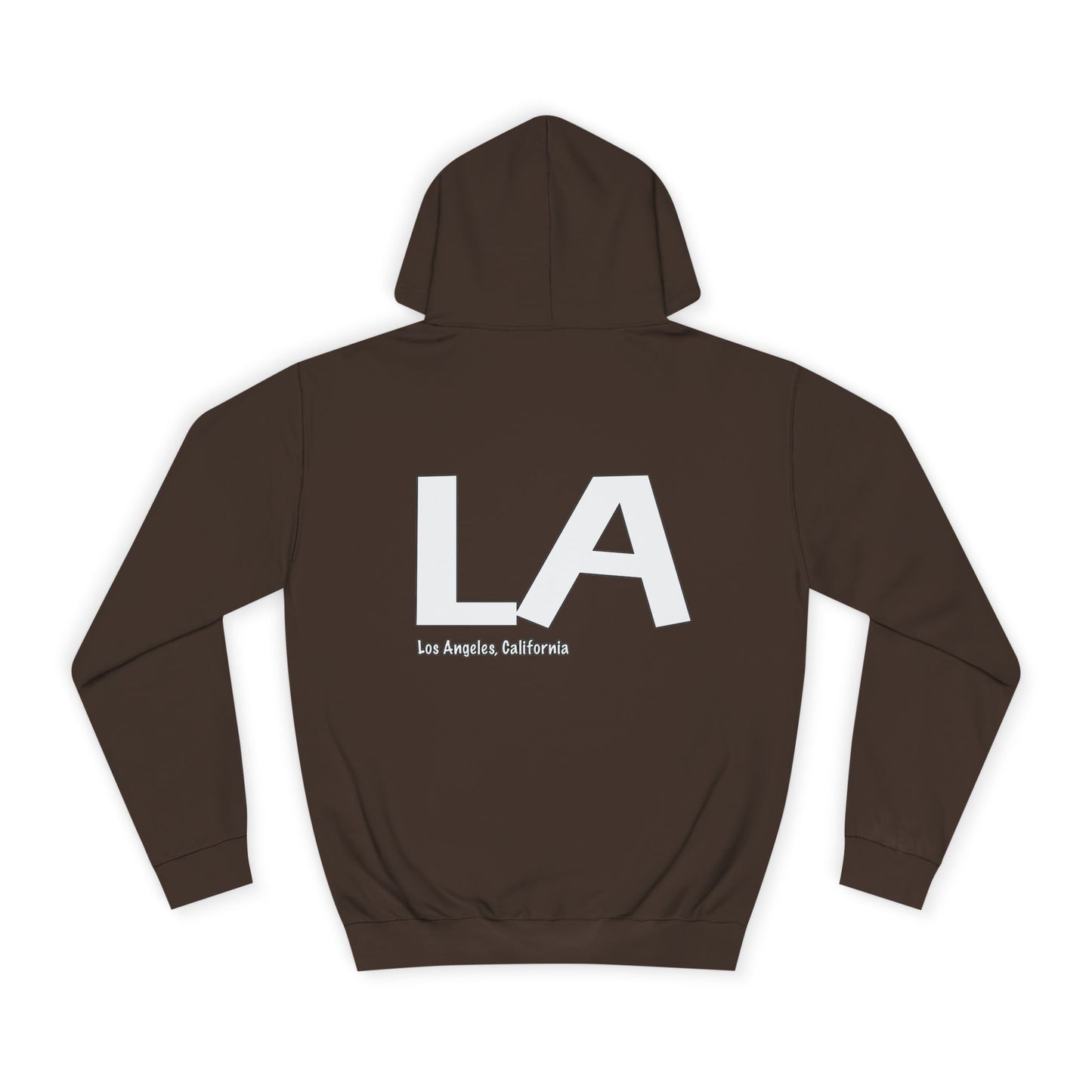 LA , California Unisex College Hoodie, Casual Comfortable Pullover