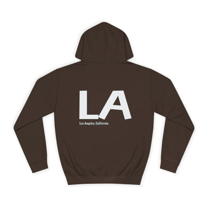 LA , California Unisex College Hoodie, Casual Comfortable Pullover