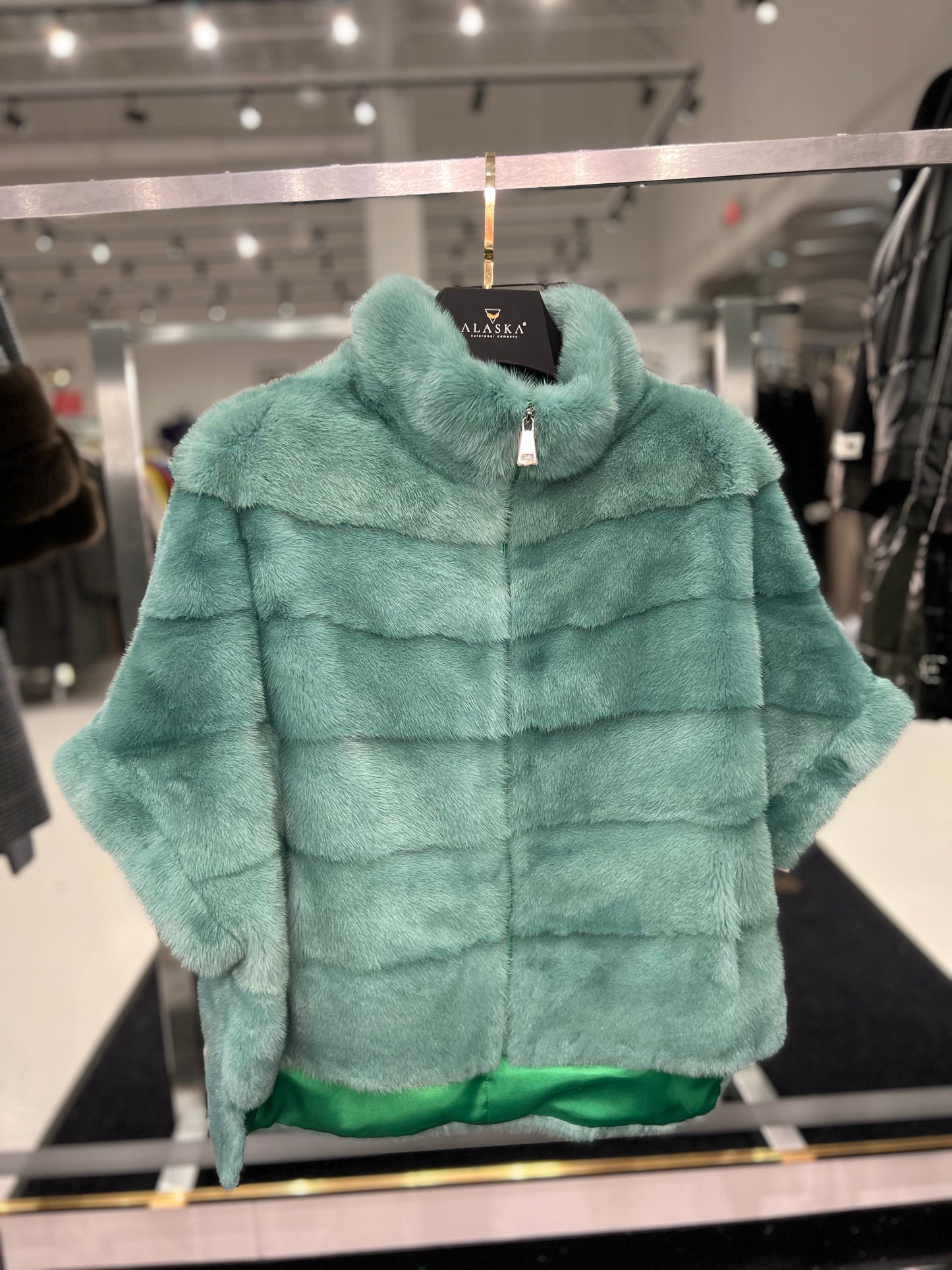 Genuine Scandinavian Mink Fur Poncho