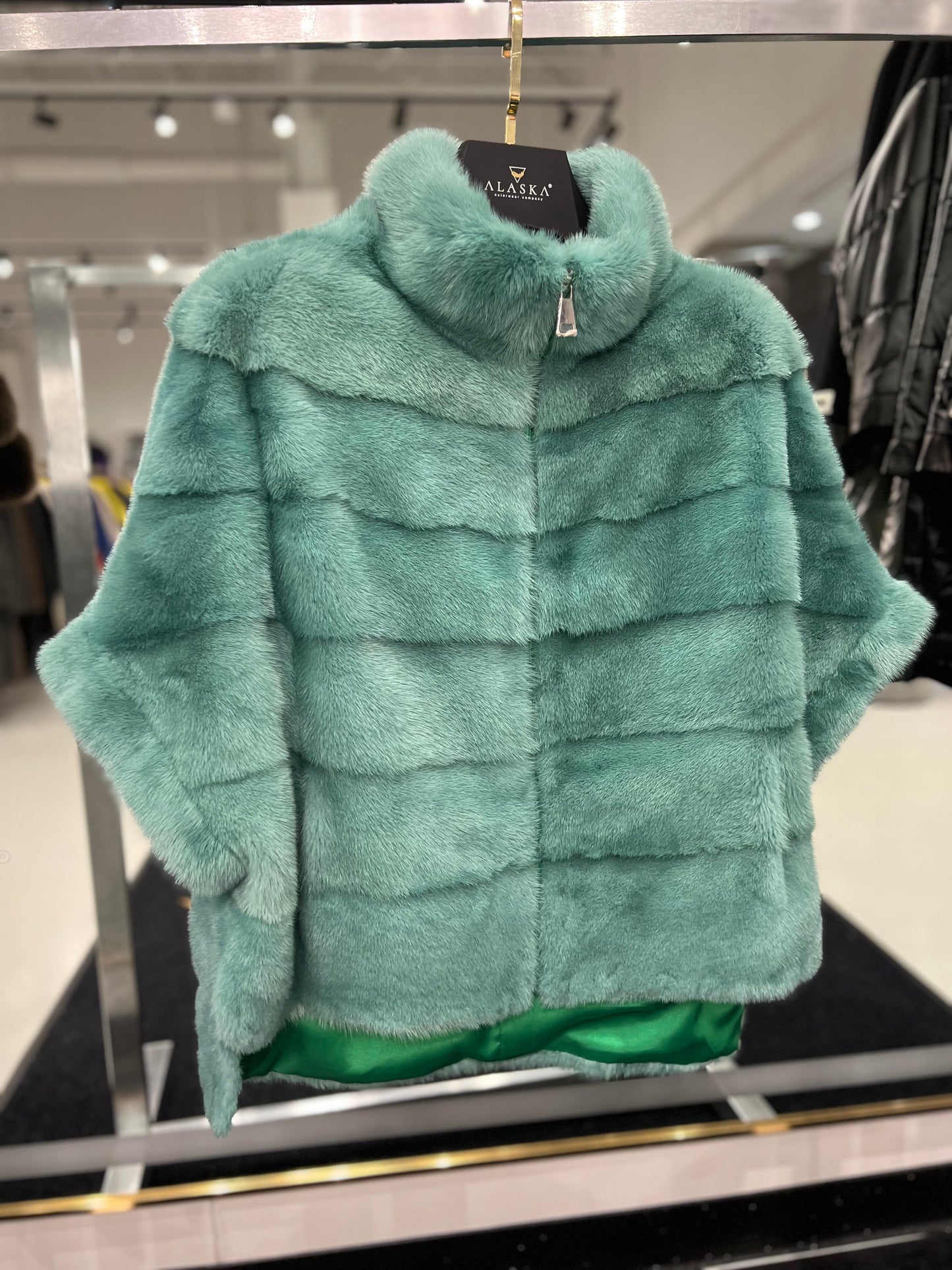 Genuine Scandinavian Mink Fur Poncho