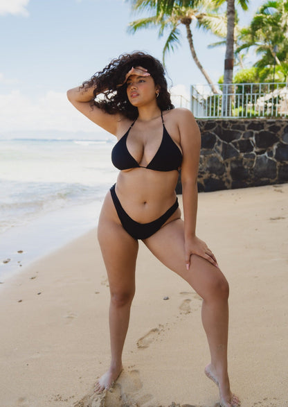 Cheeky Bottom X Black Eco-Rib