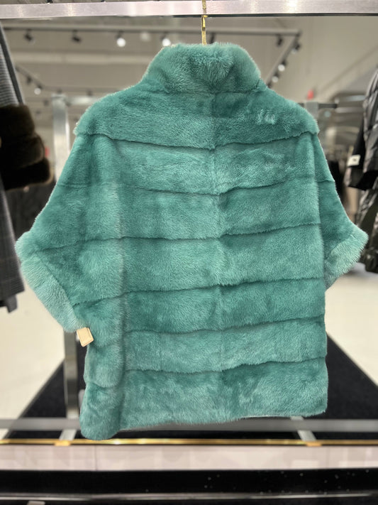 Genuine Scandinavian Mink Fur Poncho