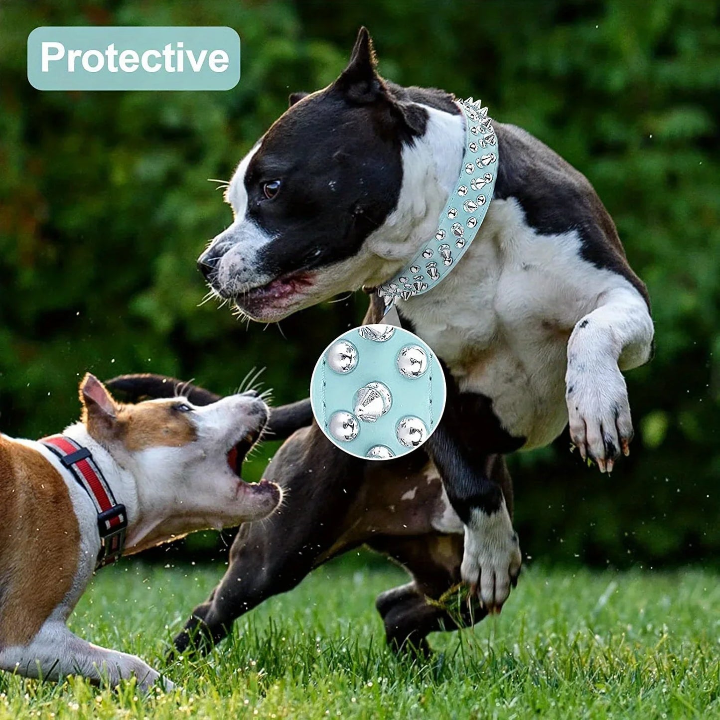 Dog Collar Leather Stylish and Durable Leash Medium Harness Dogs Backpack Collars Harnesses Wears Necklaces