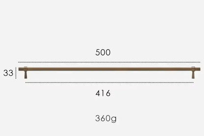 Antique Brass Cabinet Pulls - Modern Solid Brass  – Sleek & Durable Drawer Handles