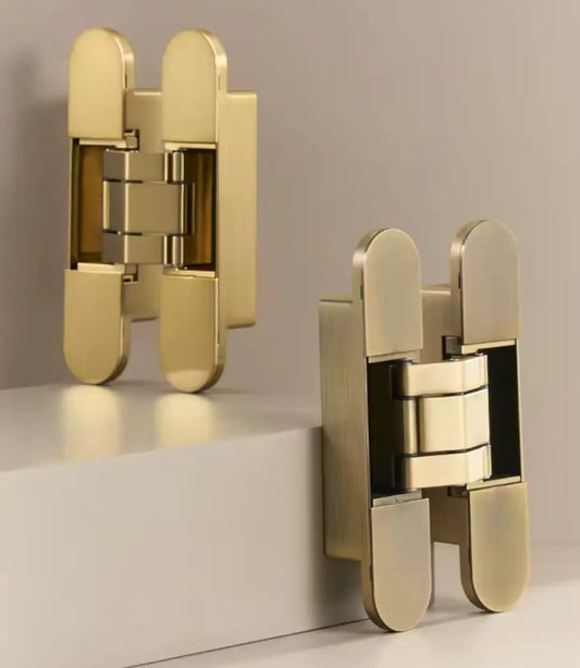 Grey Invisible Door Hinge | Concealed Heavy-Duty Hinge
