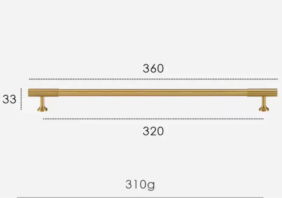 Satin Brass Textured Solid Brass Cabinet Handles & Knobs – Modern Brass Cabinet Hardware