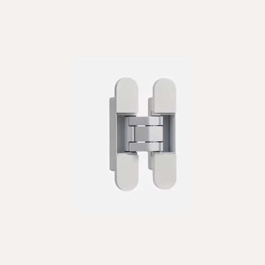 White Invisible Door Hinge | Concealed Heavy-Duty Hinge