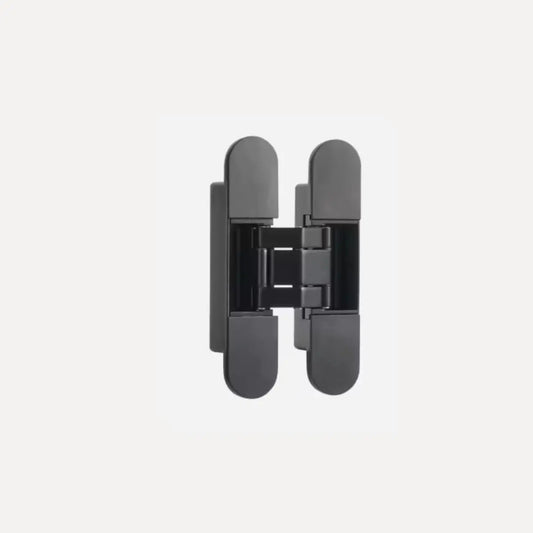Matte Black Invisible Door Hinge | Concealed Heavy-Duty Hinge