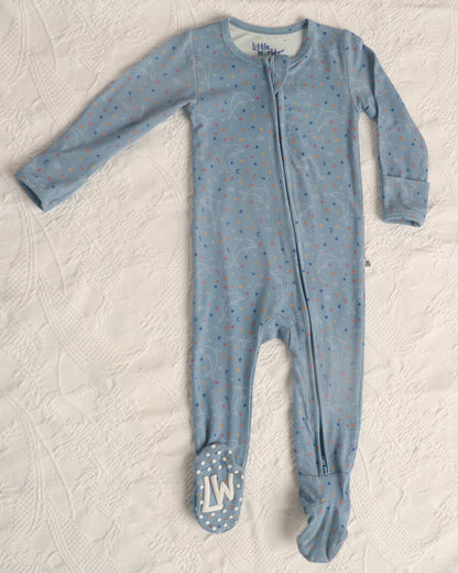 Aquarius Bamboo Footie for Baby