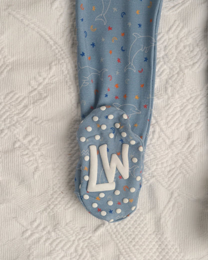 Aquarius Bamboo Footie for Baby