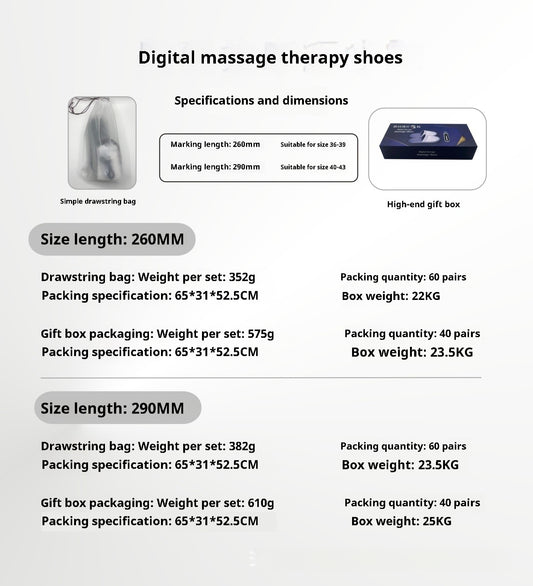 Massage Slippers Pulse Electrode