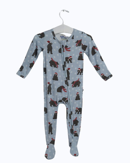 Bear-y Christmas Bamboo Footie