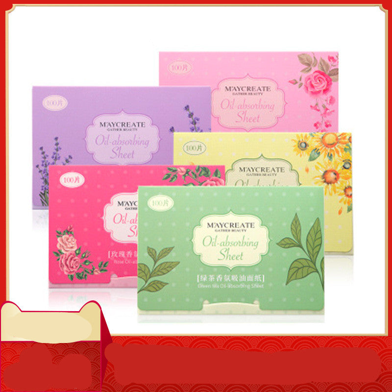100 Sheets Of Oil-absorbing Paper Facial Cleaner