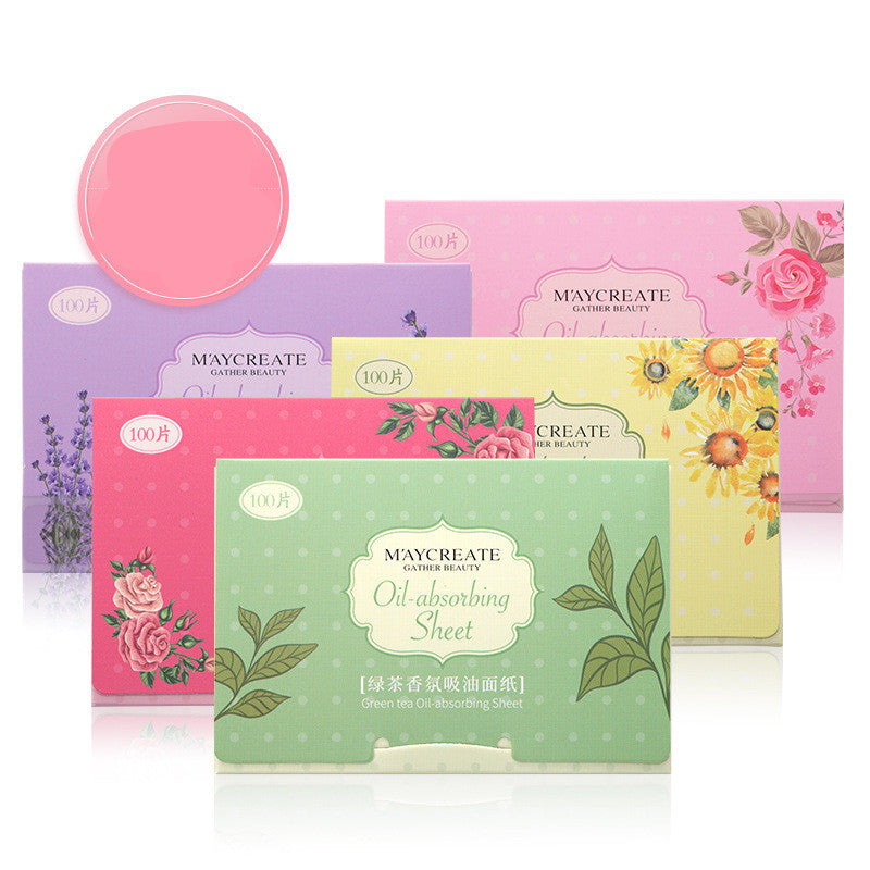 100 Sheets Of Oil-absorbing Paper Facial Cleaner