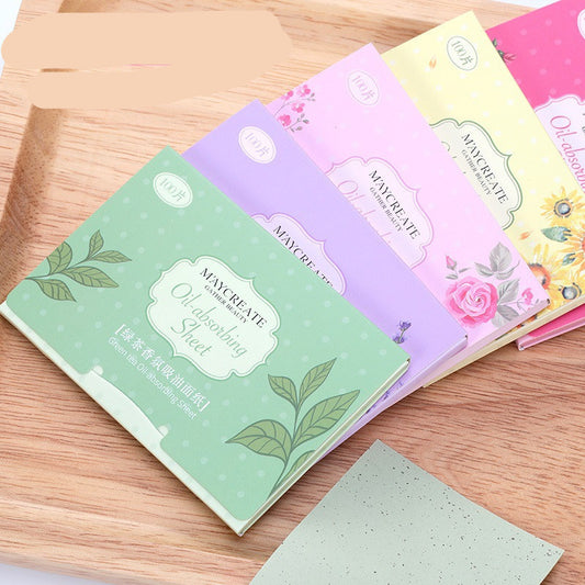 100 Sheets Of Oil-absorbing Paper Facial Cleaner