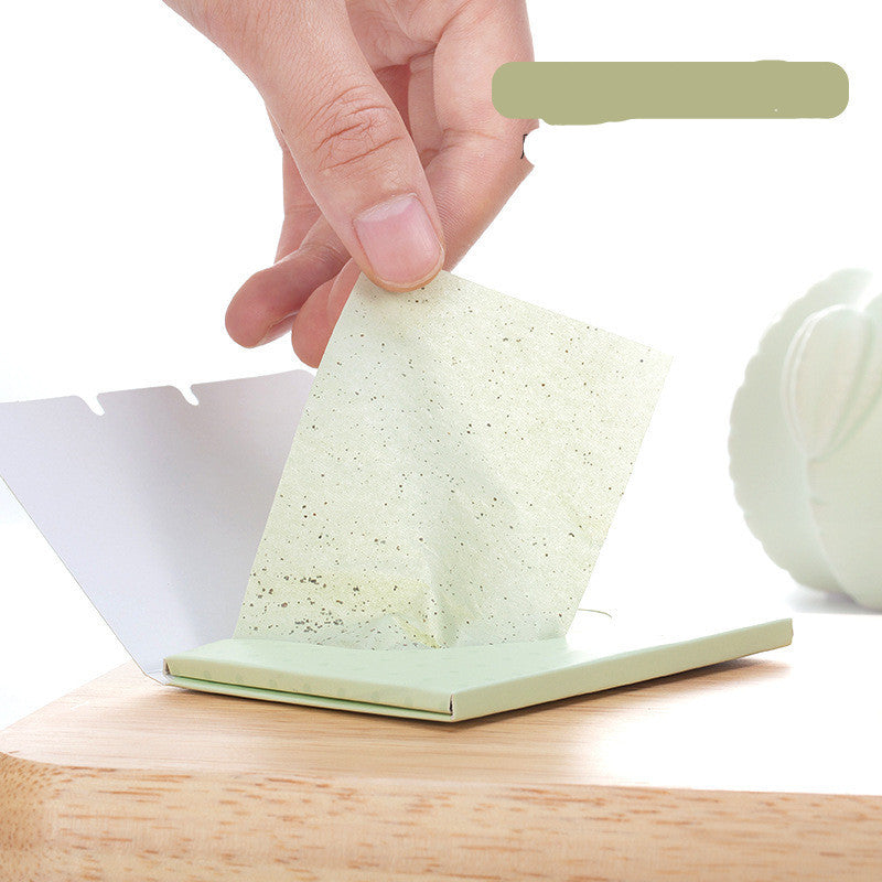 100 Sheets Of Oil-absorbing Paper Facial Cleaner