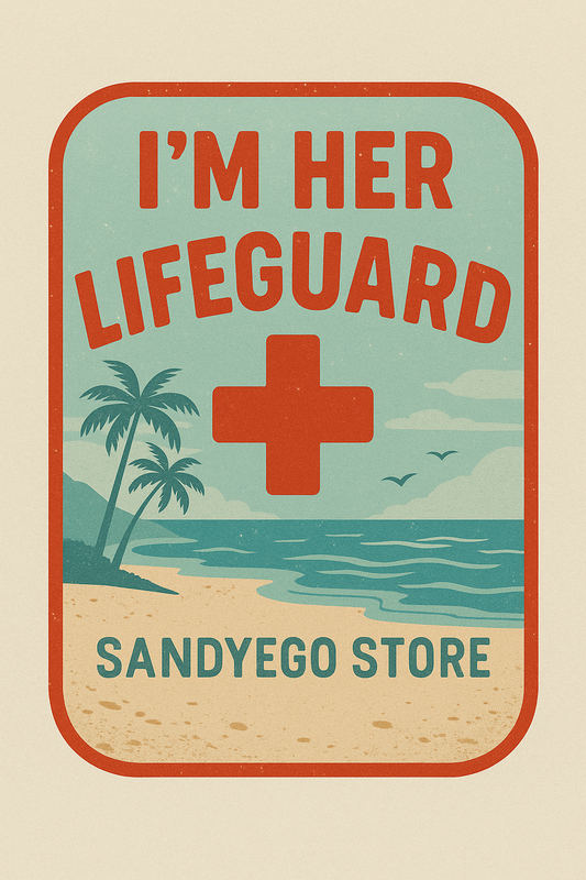 Im her lifeguard beach towel