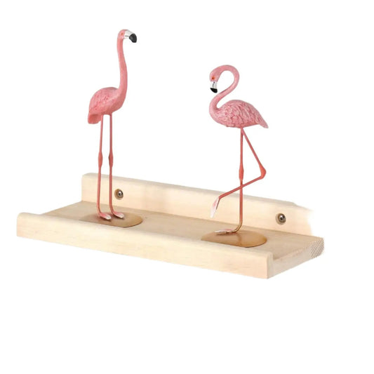 Natural Wood Floating Wall Shelf