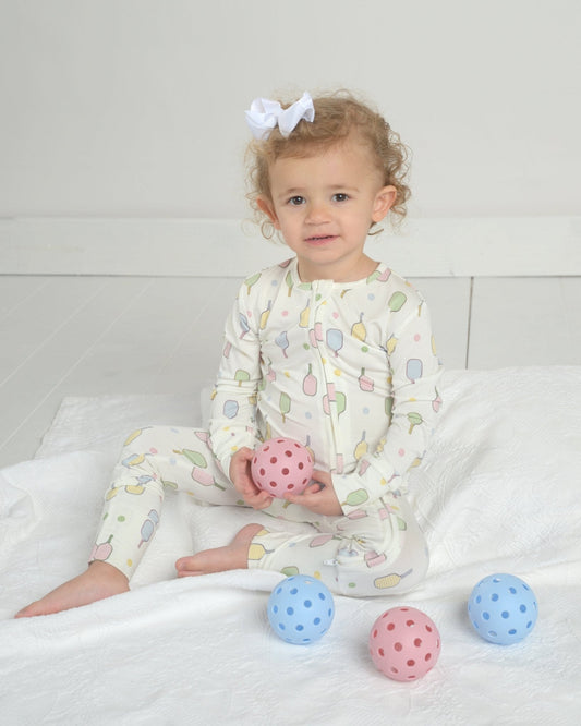 Pickleball Toddler Bamboo PJ