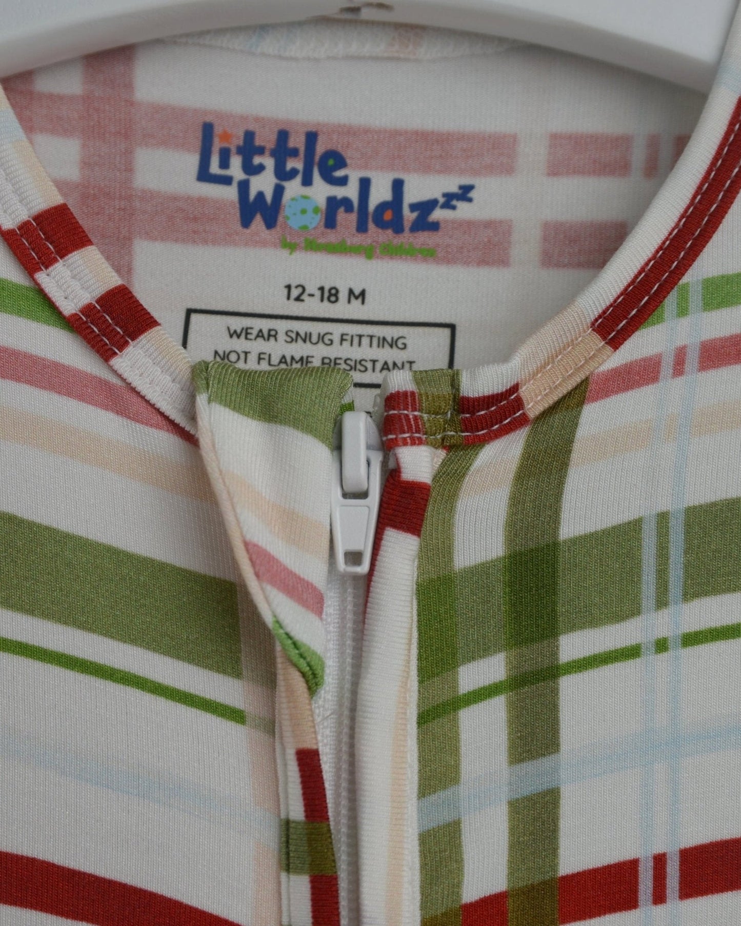 Plaid Bamboo Baby Pajamas