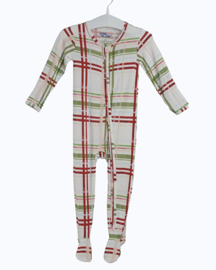 Plaid Bamboo Baby Pajamas